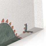 Dinosaur Nursery Wall Art - Stretched Canvas Baby Room Decor