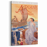 Ariane Vintage Travel Poster - Retro Nautical Opera Art