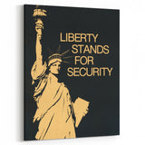 Vintage Travel Poster - Statue of Liberty | Retro Travel Art Print