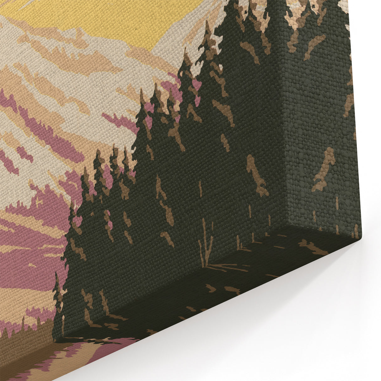 Vintage Travel Poster - Lassen Volcanic Park | Retro Wilderness Art