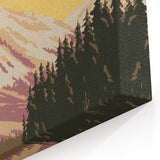 Vintage Travel Poster - Lassen Volcanic Park | Retro Wilderness Art