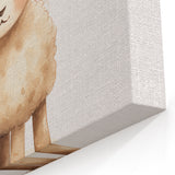 Sweet Fluffy Lamb Nursery Wall Art - Baby Room Decor Print