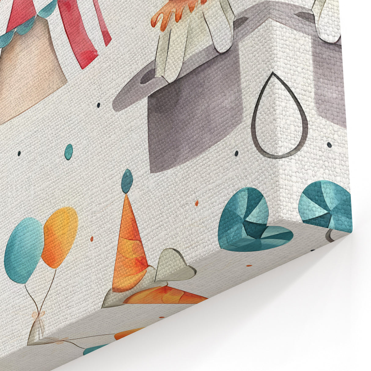 Whimsical Circus Nursery Wall Art - Baby Room Decor Print