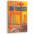 Vintage Travel Poster - San Francisco | Retro Cityscape Art Print