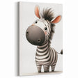 Safari Zebra Nursery Wall Art - Children's Wall Art Print