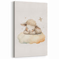 Sleeping Lamb Nursery Wall Art – Baby Room Decor & Kids Prints