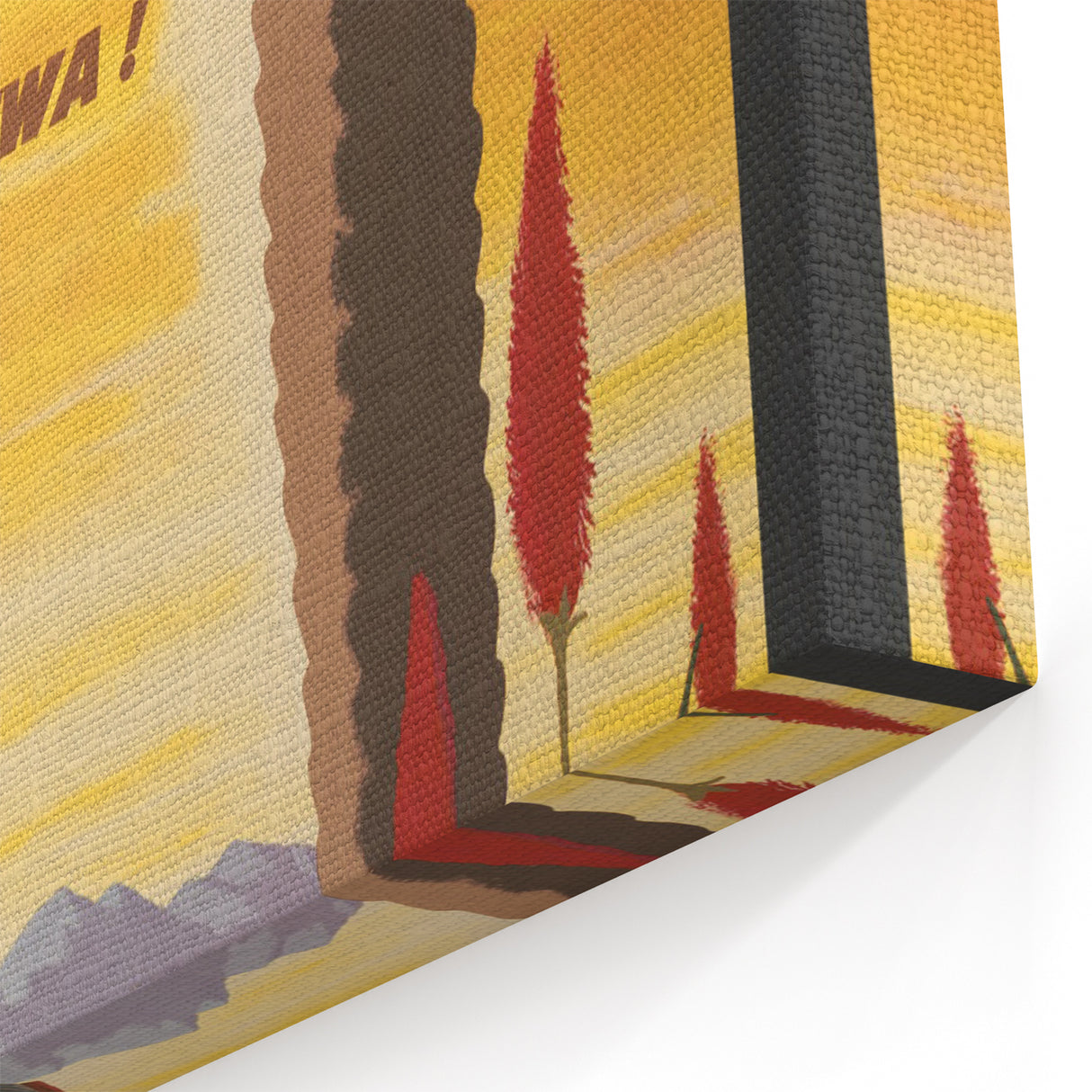 Vintage Travel Poster - Los Angeles | Retro TWA Airlines Art