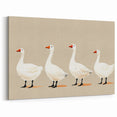 Minimalist Goose Nursery Wall Art - Framed Baby Art Prints