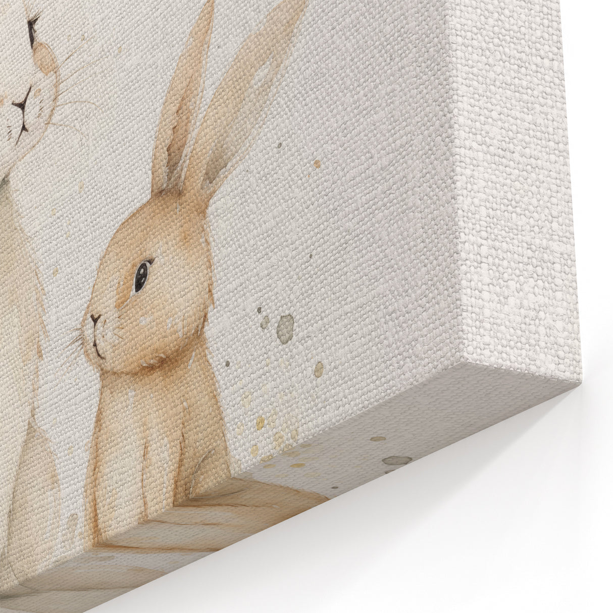 Mother & Baby Bunny Nursery Wall Art – Baby Room Decor Prints