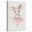 Ballerina Mouse Nursery Wall Art - Baby Room Decor