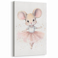 Ballerina Mouse Nursery Wall Art - Baby Room Decor