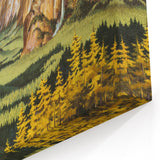 Vintage Travel Poster - Yosemite National Park | Retro Landscape Art