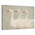 Vintage Geese Nursery Wall Art - Framed Baby Art Prints