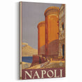 Vintage Travel Poster - Napoli, Italy | Retro Cityscape Art