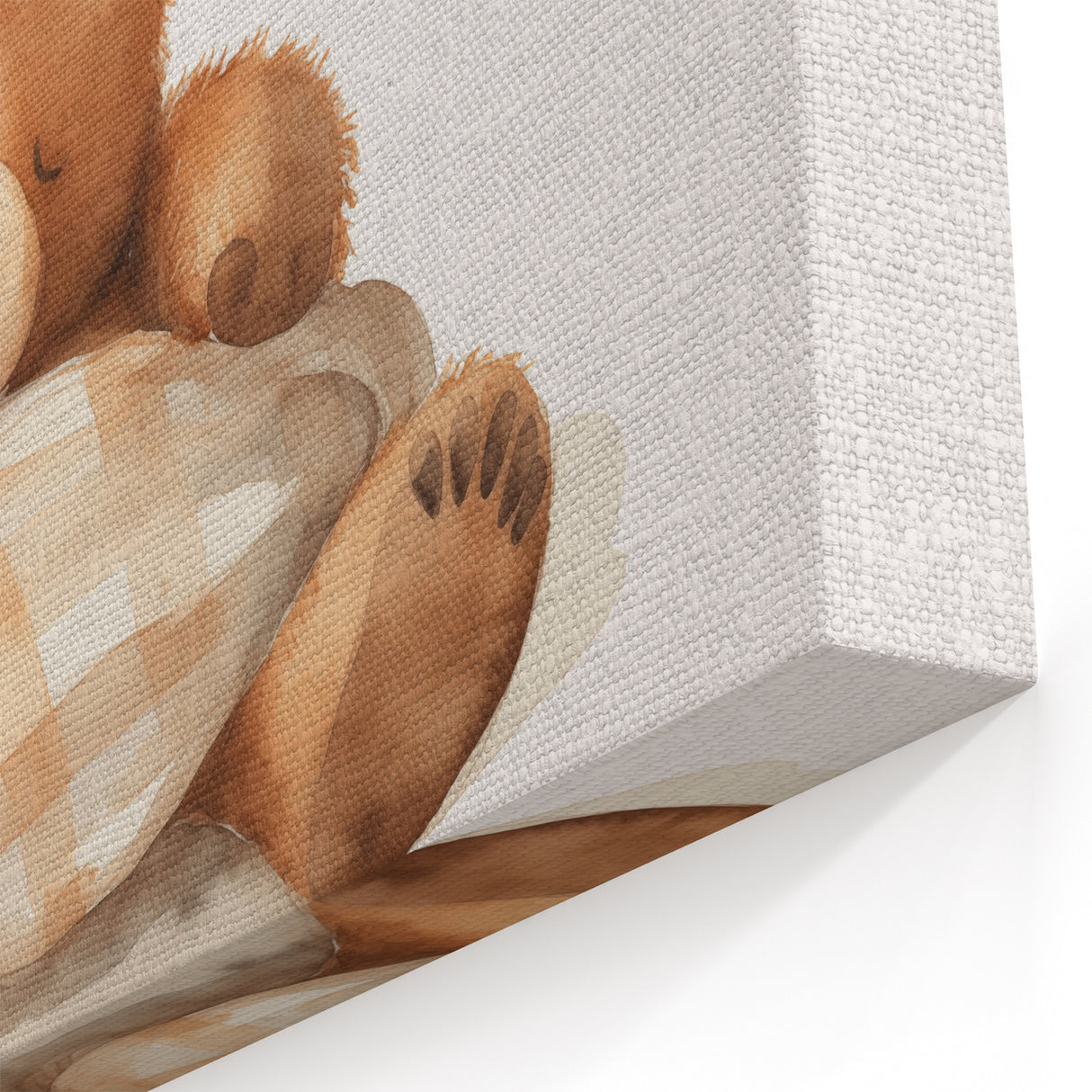 Sleeping Teddy Bear Nursery Wall Art – Baby Room Decor Prints