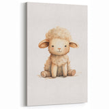 Adorable Lamb Nursery Wall Art – Baby Room Decor & Kids Prints
