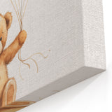 Floating Teddy Bear Nursery Wall Art – Baby Room Decor Prints
