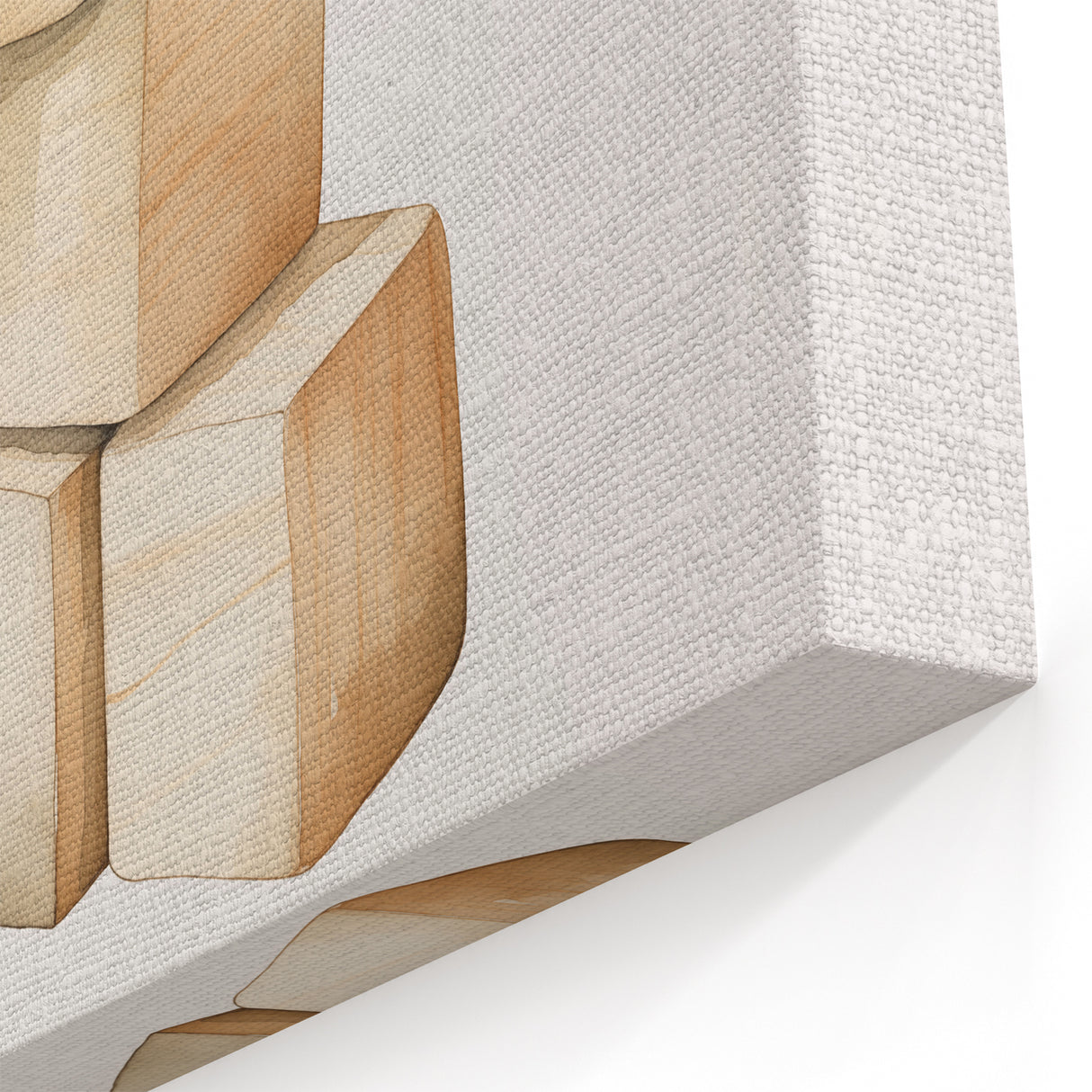 Wooden Toy Blocks Nursery Wall Art – Baby Room Decor Prints