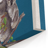 Australia Retro Travel Poster | Koala Wildlife Art Print
