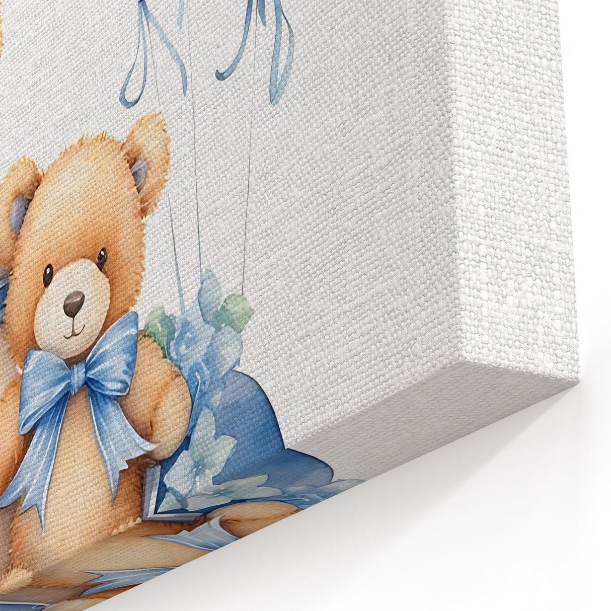 Teddy Bears in Car Nursery Wall Art – Baby Room & Kids Decor
