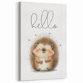 Smiling Hedgehog Nursery Wall Art - Framed Baby Room Print