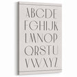 Minimalist Alphabet Nursery Wall Art – Baby Room Decor Prints