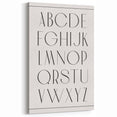 Minimalist Alphabet Nursery Wall Art – Baby Room Decor Prints