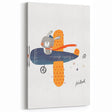 Bunny Pilot Nursery Wall Art – Kids Room & Baby Aviation Decor