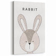 Minimalist Rabbit Nursery Wall Art – Baby Room & Kids Decor Print