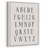 Rustic Alphabet Nursery Wall Art – Baby Room Decor & Kids Prints