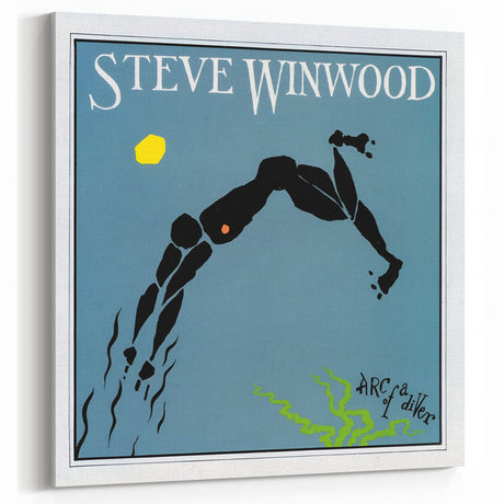 Retro Steve Winwood Arc of a Diver Poster - Vintage Prints for Art