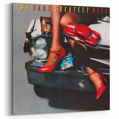 Retro The Cars Greatest Hits Poster - Vintage Prints for Wall Art