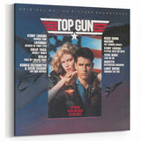 Retro Top Gun Soundtrack Poster - Vintage Movie Music Art