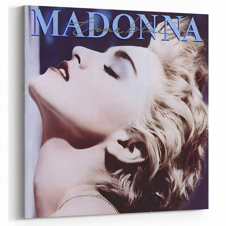 Retro Madonna True Blue Poster - Vintage Music Wall Art