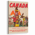 Retro Canada Travel Poster – Vintage Canadian Heritage Print