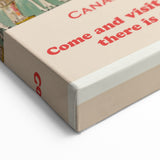 Retro Canada Travel Poster – Vintage Canadian Heritage Print