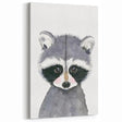 Cute Raccoon Nursery Wall Art – Baby Room & Kids Woodland Decor