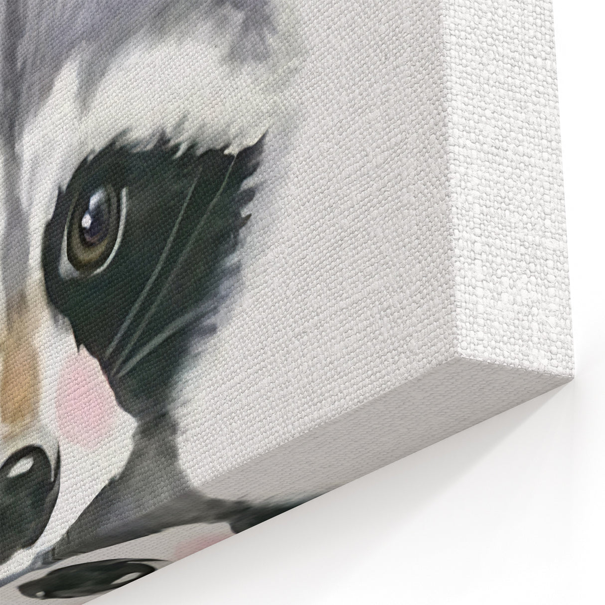 Cute Raccoon Nursery Wall Art – Baby Room & Kids Woodland Decor
