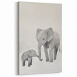 Elephant Family Nursery Wall Art – Baby Room & Kids Room Decor