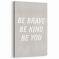 Framed Nursery Art – Be Brave Be Kind Kids Room Wall Print