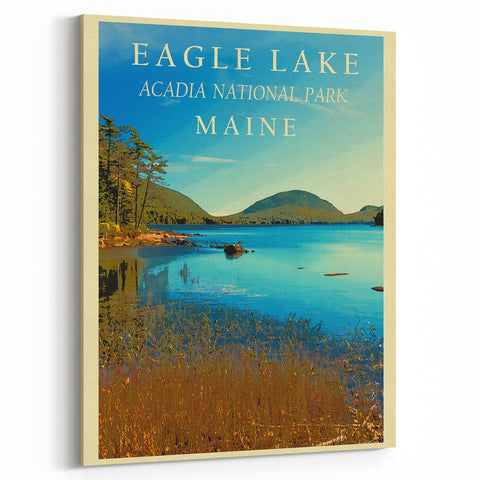 Retro Maine Travel Poster – Vintage Prints & Nostalgic Wall Art