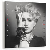 Madonna Retro Wall Art – Vintage Black & White Canvas Print