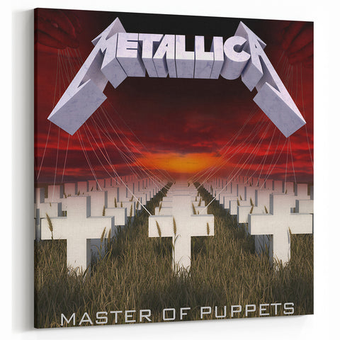 Metallica Retro Wall Art – Master of Puppets Vintage Print