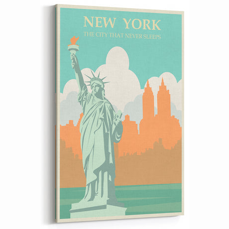 Retro New York City Poster – Vintage Prints & Timeless Skyline Art