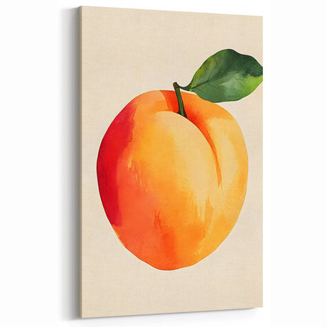 Peach Fruit Nursery Wall Art - Baby Room & Kids Room Decor