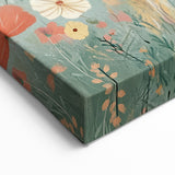 Floral Girl Nursery Wall Art - Baby Room & Kids Room Decor