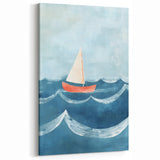 Sailboat Nursery Wall Art - Baby Room & Kids Room Decor