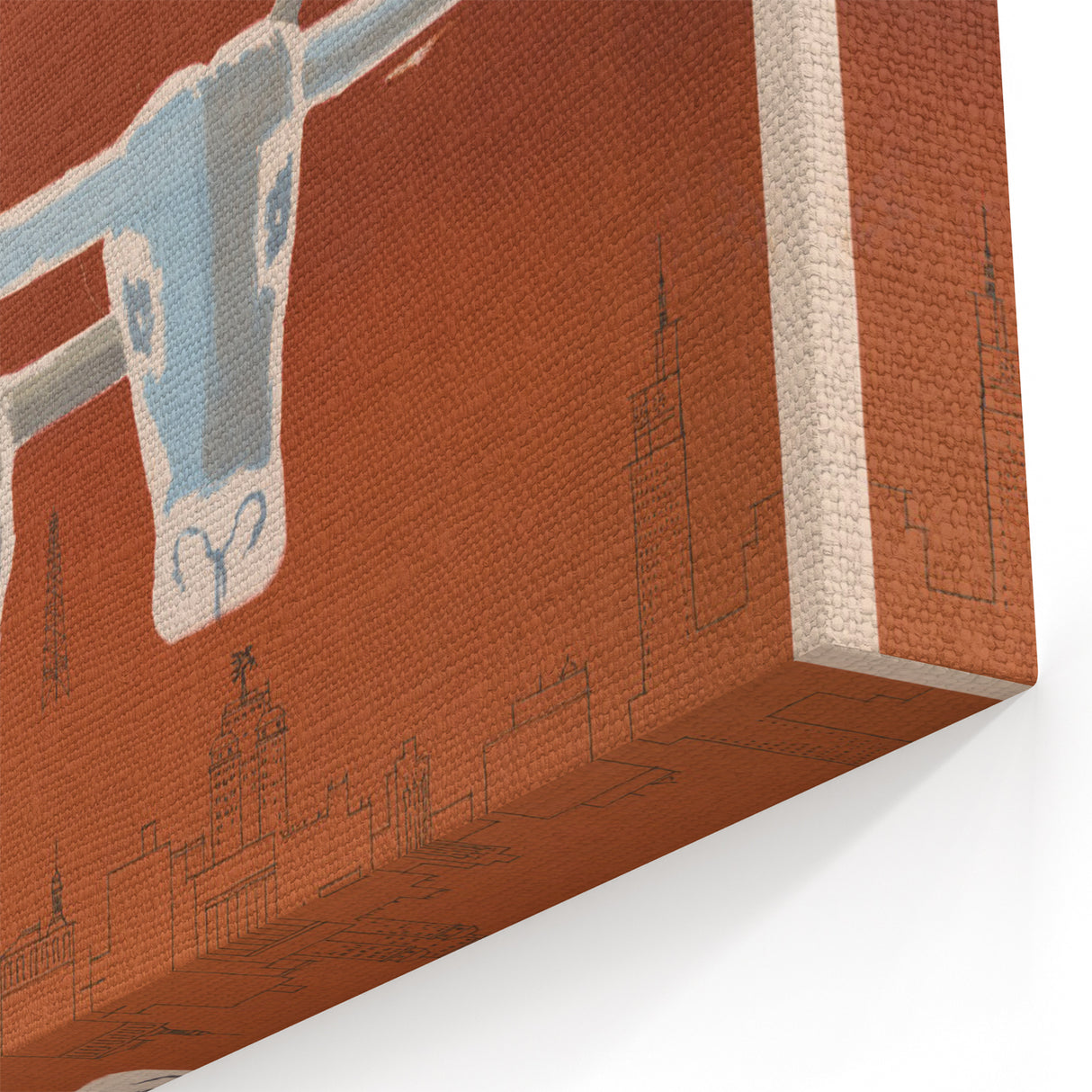 Retro Texas Travel Poster - Vintage American Airlines Wall Art