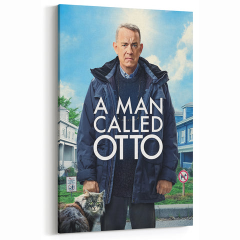 2020s Vintage Movie Poster - A Man Called Otto Retro Film Art Print