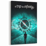 2020s Vintage Movie Poster - A Trip to Infinity Retro Film Art Print